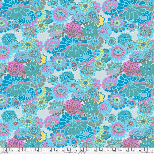 Asian Circles in Turquoise - Kaffe Fassett Collective