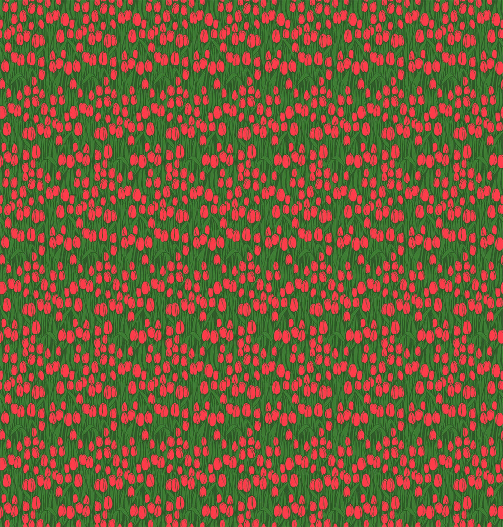 Default Audience in Red - Clean Cut - Anna Maria Textiles