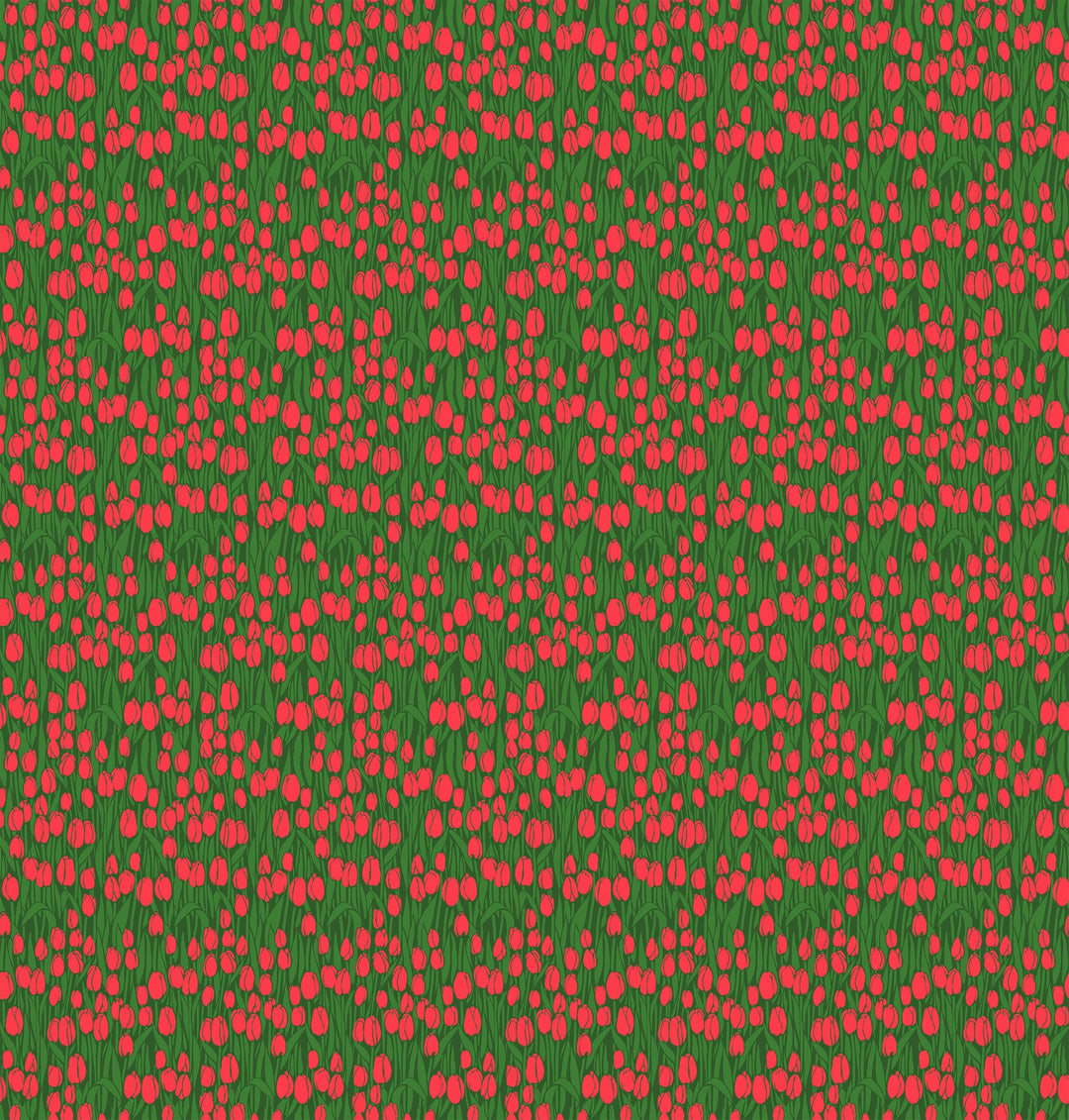 Default Audience in Red - Clean Cut - Anna Maria Textiles