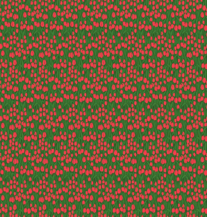 Default Audience in Red - Clean Cut - Anna Maria Textiles