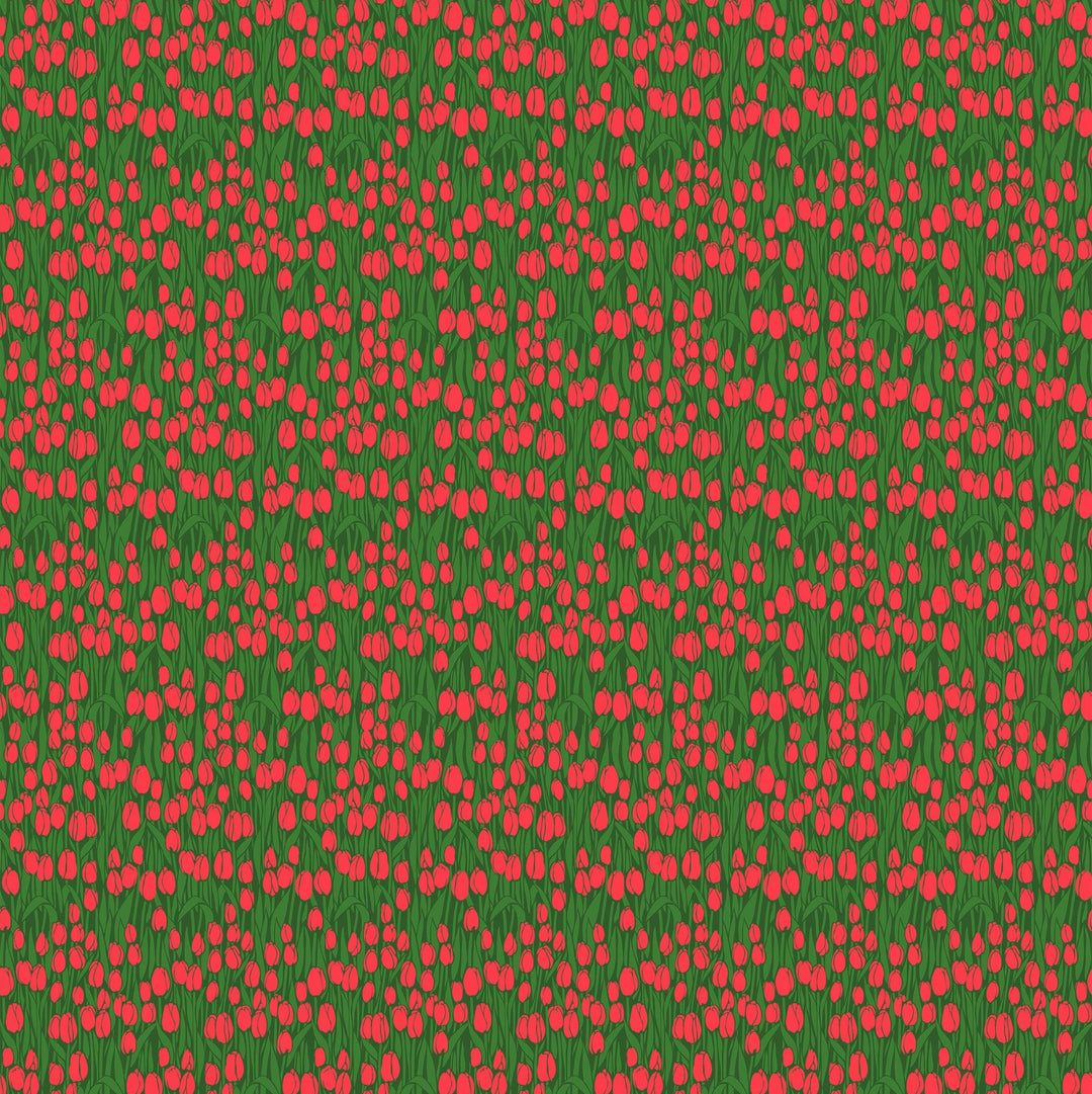Default Audience in Red - Clean Cut - Anna Maria Textiles