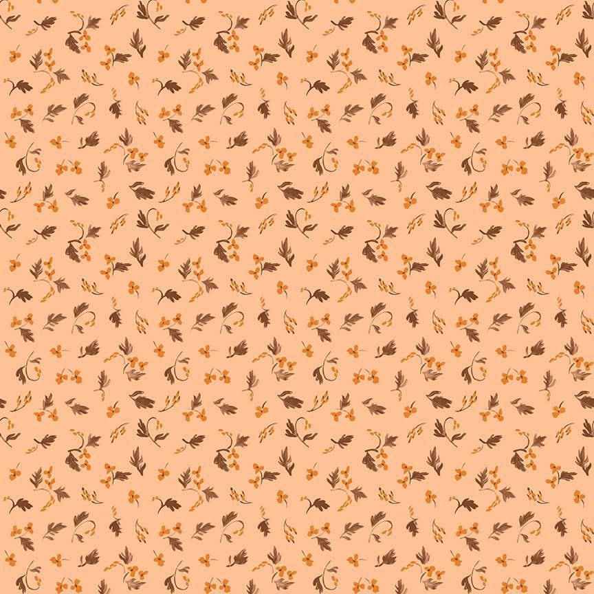 Default Autumn Ditsy in Caramel - Bramble Bakery - Rae Ritchie