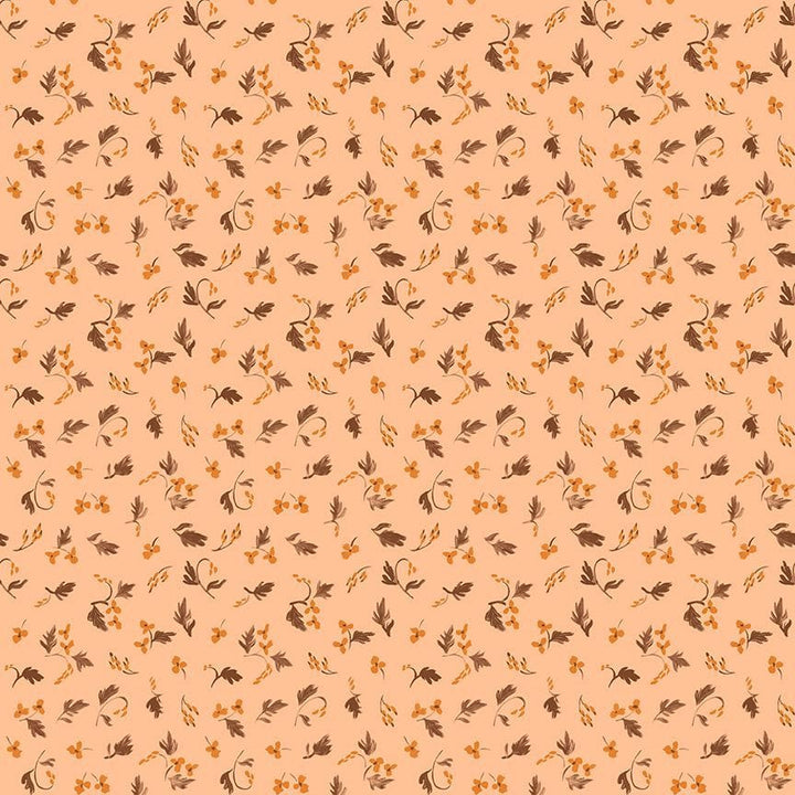 Default Autumn Ditsy in Caramel - Bramble Bakery - Rae Ritchie