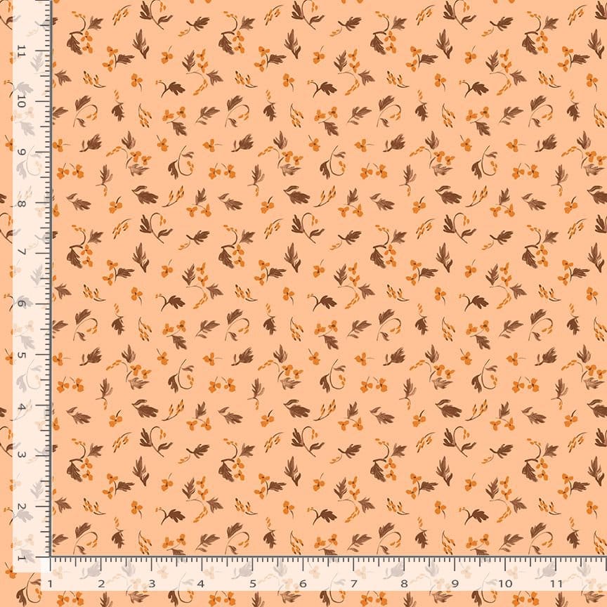 Default Autumn Ditsy in Caramel - Bramble Bakery - Rae Ritchie