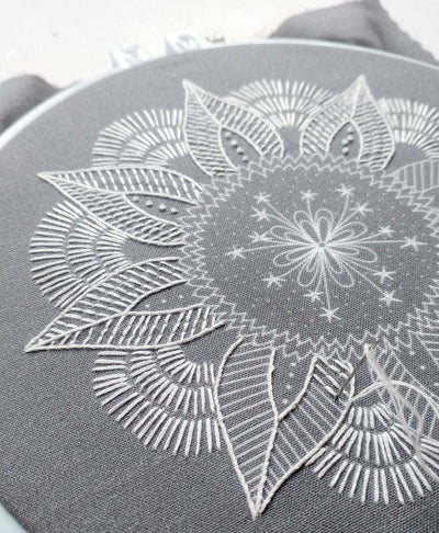 Autumn Mandala Embroidery Kit - Cozyblue Handmade