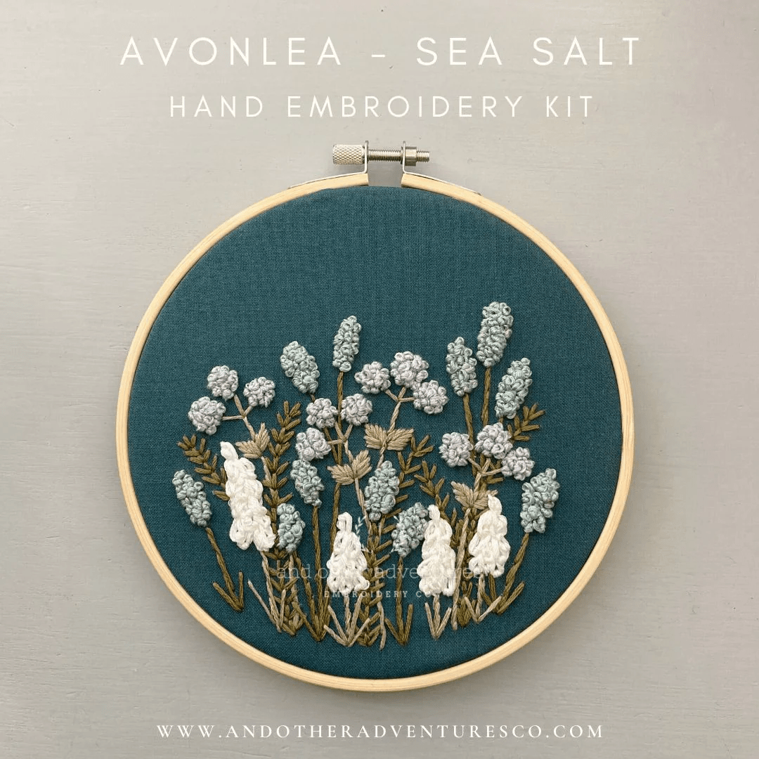 Avonlea in Sea Salt Embroidery Kit - And Other Adventures