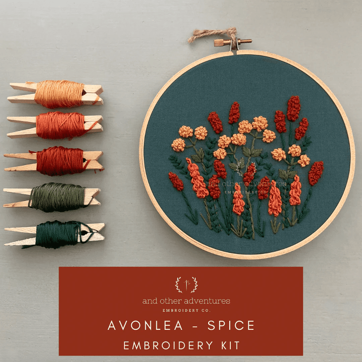 Avonlea in Spice Embroidery Kit - And Other Adventures