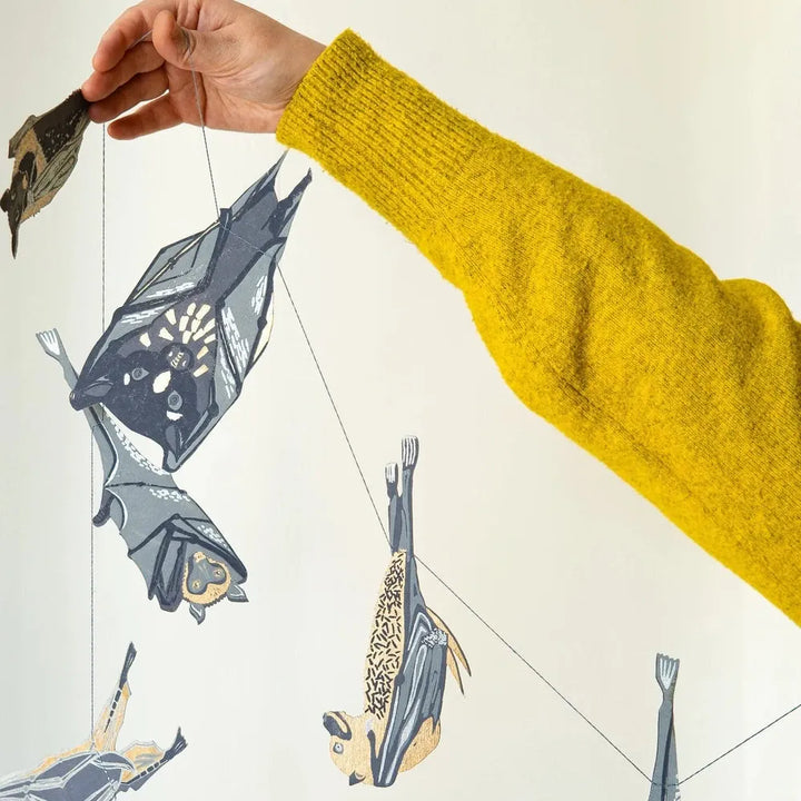 Default Bats Sewn Garland from East End Press