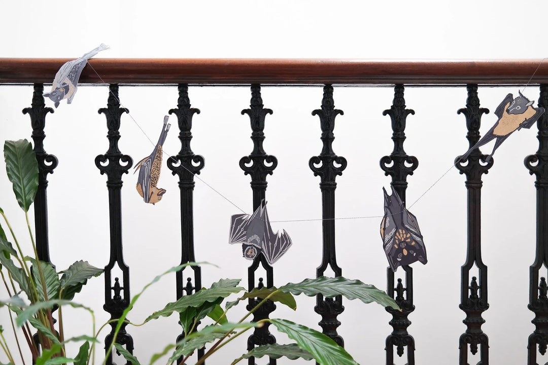 Default Bats Sewn Garland from East End Press