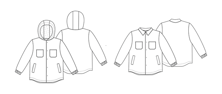 Default Beachcomber Jacket - Friday Pattern Co. Pattern - Sizes XS-7X