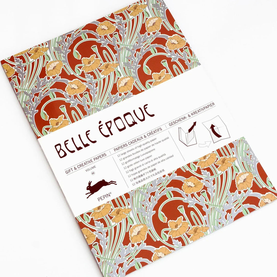 Default Belle Epoque - Pepin Gift and Creative Papers 12 Sheets