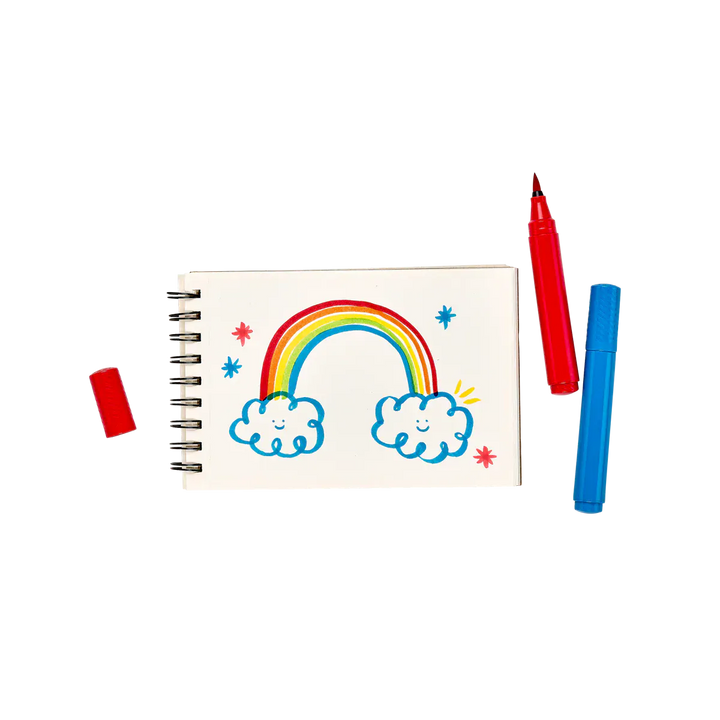 Default Big Bright Brush Washable Markers - 10 Colors - by Ooly