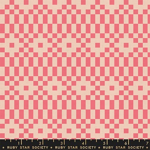 Default Bitmapped in Neon Coral - Lofi Linens - RSS