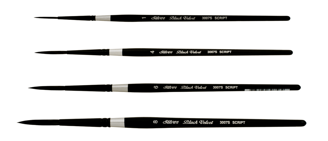 Black Velvet® Script Liner Short Handled Brush - Size 8