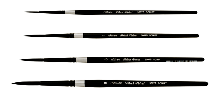 Black Velvet® Script Liner Short Handled Brush - Size 8