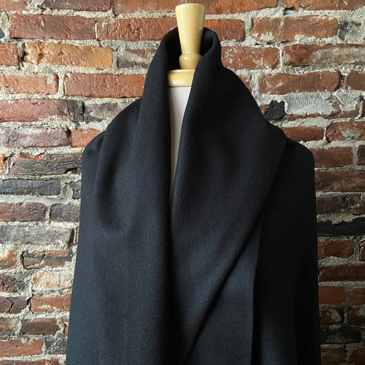 Default Black Wool Coating - 85% Wool