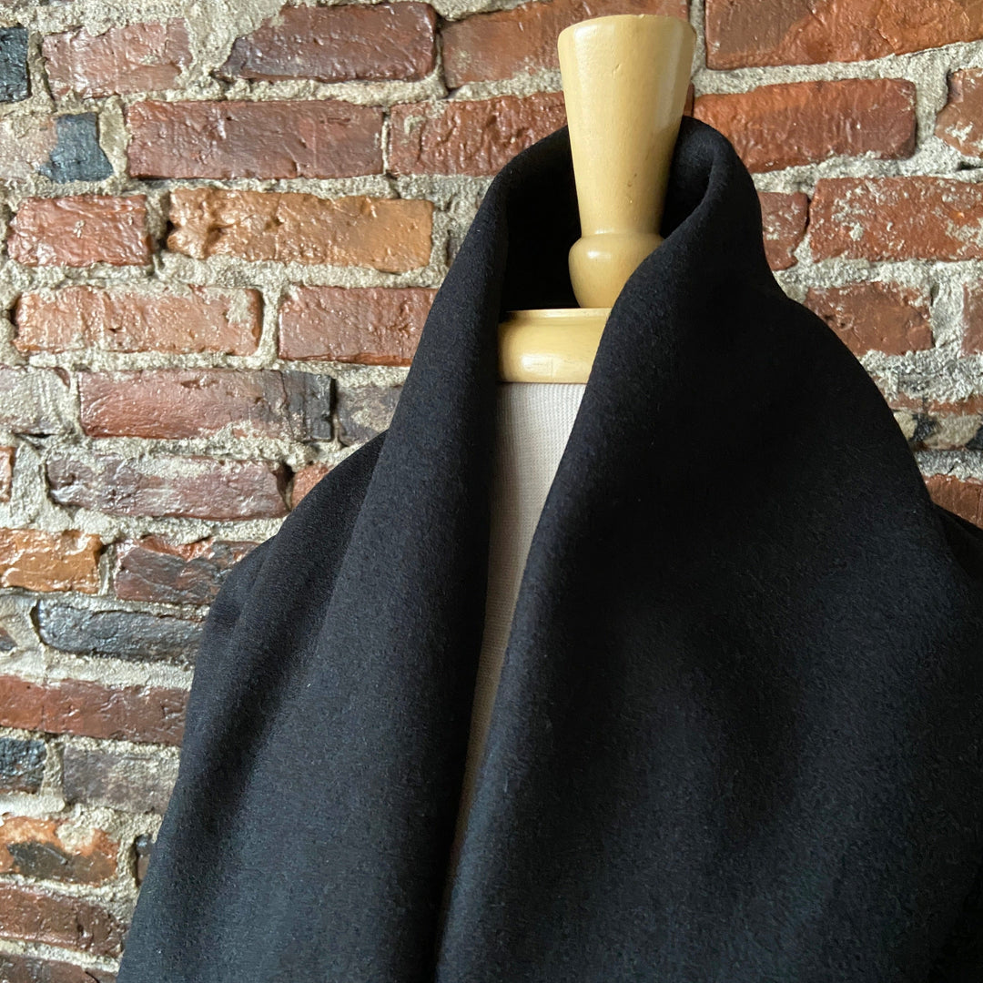 Default Black Wool Coating - 85% Wool