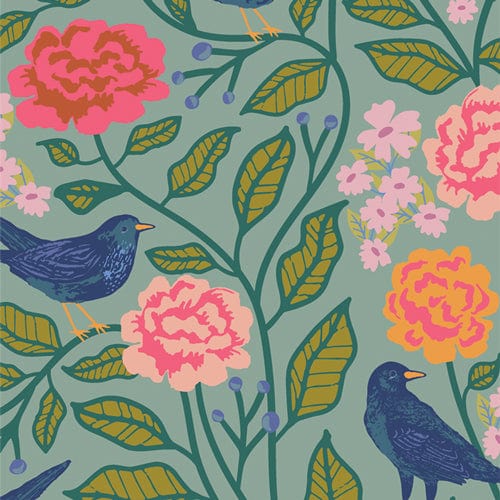 Default Blackbird in Aviary - Starling - Art Gallery Fabrics