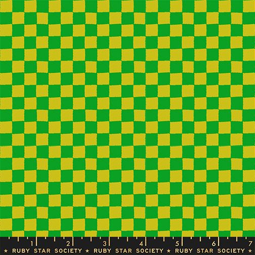 Default Block Print in Verdant - 1 800 Calico - Ruby Star Society