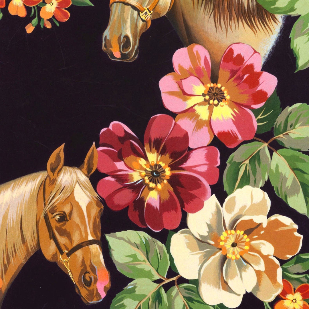 Blossom Stables in Plum - Nicole's Prints - Alexander Henry