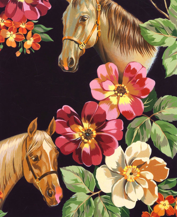 Blossom Stables in Plum - Nicole's Prints - Alexander Henry