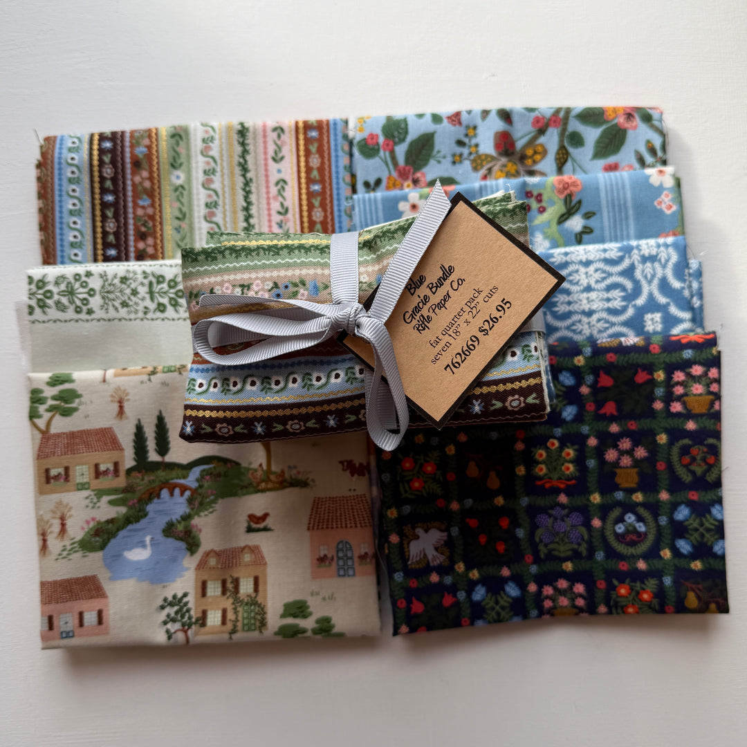Default Blue Gracie Bundle - 7 FQ - Rifle Paper Co.