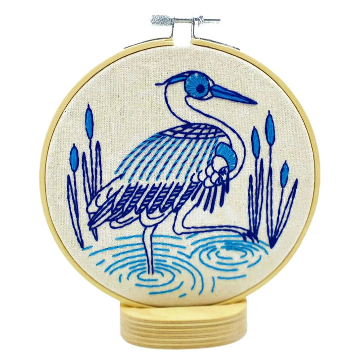 Default Blue Heron - Hook Line & Tinker Embroidery Kit