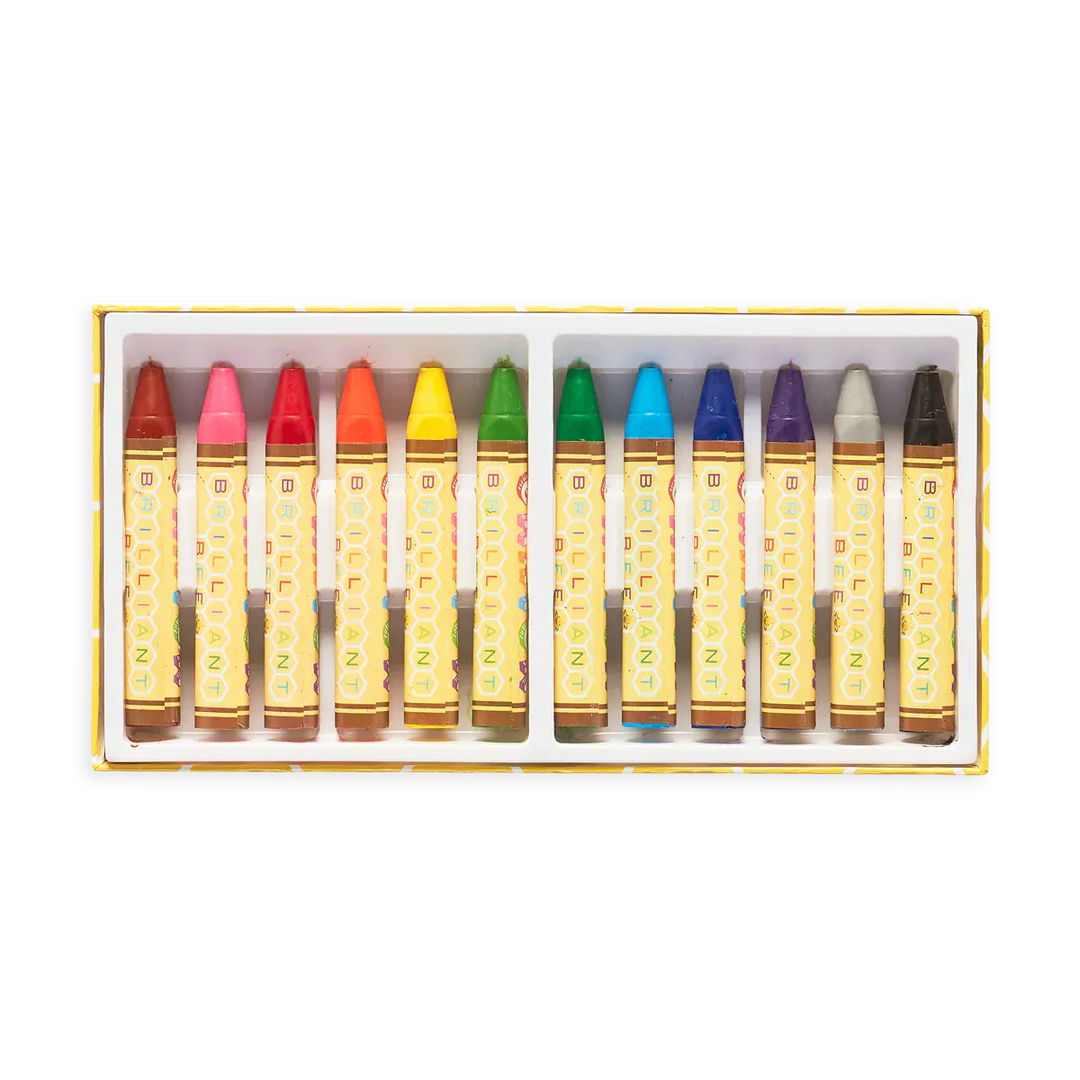 Brilliant Bee Crayons - Set of 12