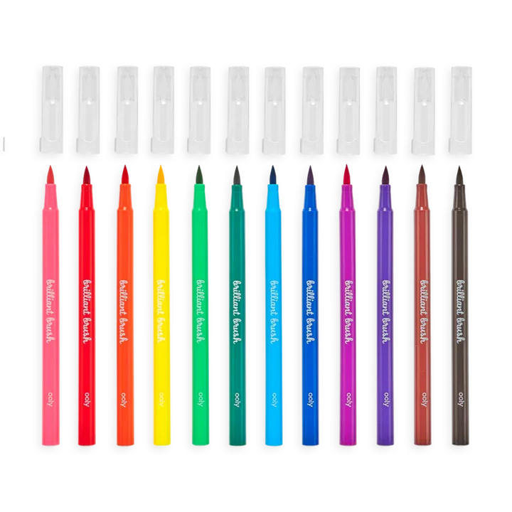 Default Brilliant Brush Marker - Set of 12 Markers - by Ooly