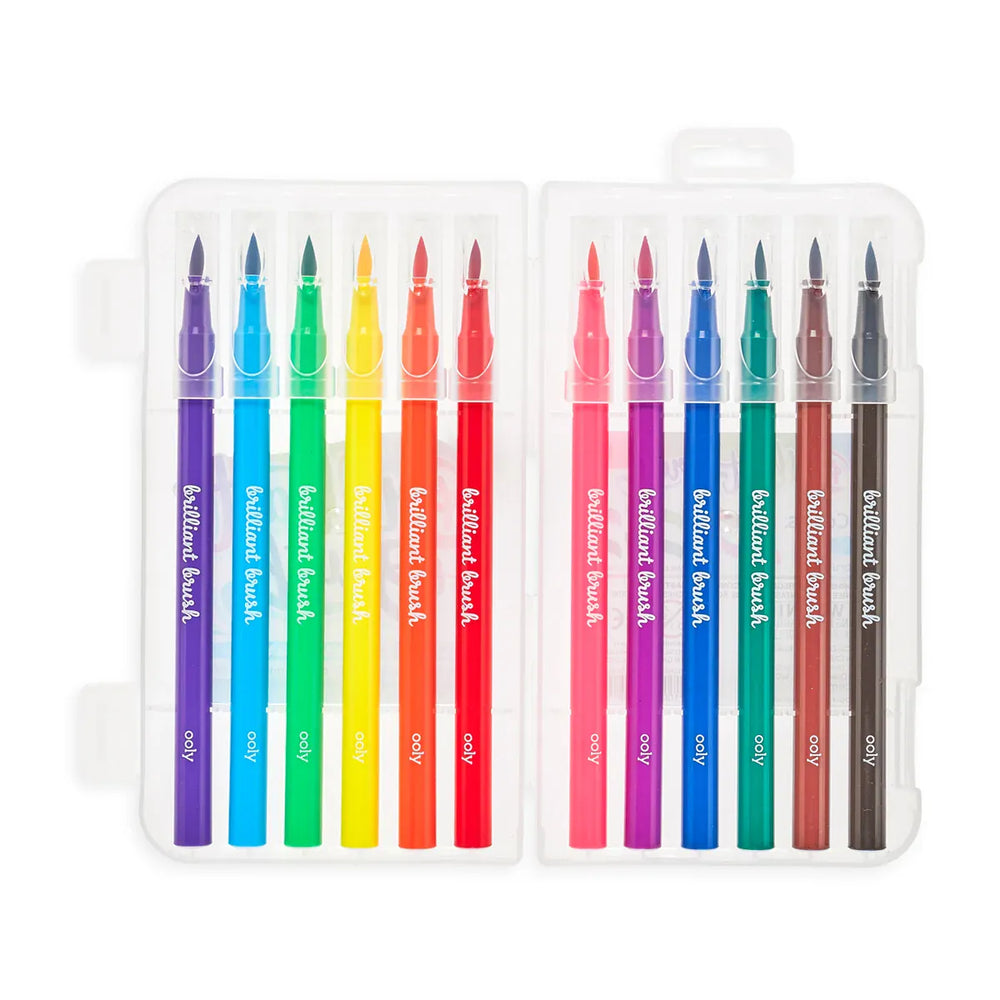 Default Brilliant Brush Marker - Set of 12 Markers - by Ooly