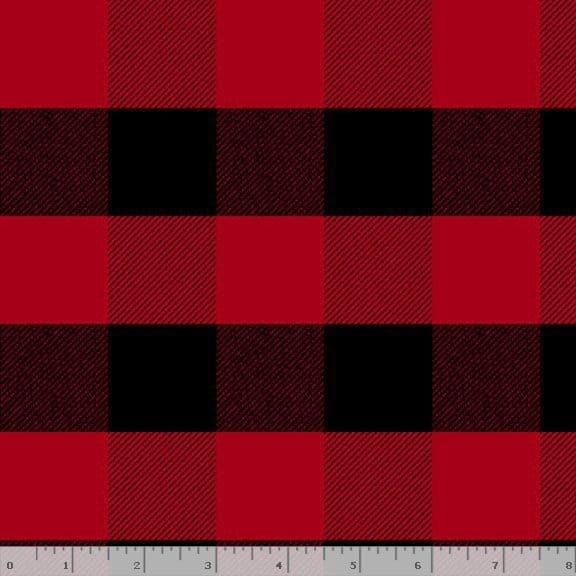 Default Buffalo Plaid Flannel in Black & Red