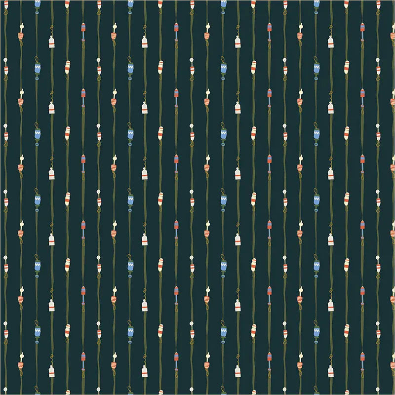 Default Buoys in Navy - Rocky Coast - Cassandra Zaniboni