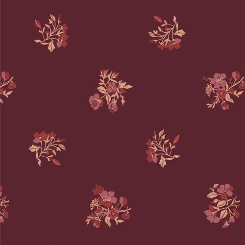 Default Burgeon Flora in Garnet - Tumbleweed