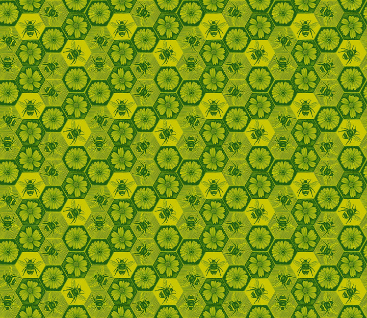 Default Busy in Citrus - Indelible Ink - Anna Maria Textiles