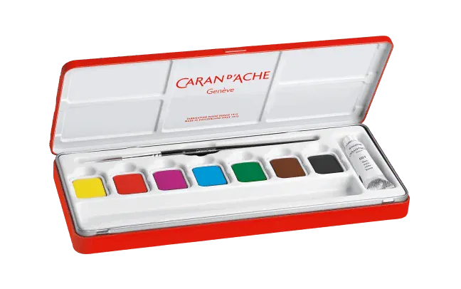 Default Caran d'ache Gouache Tablets - 8 colors