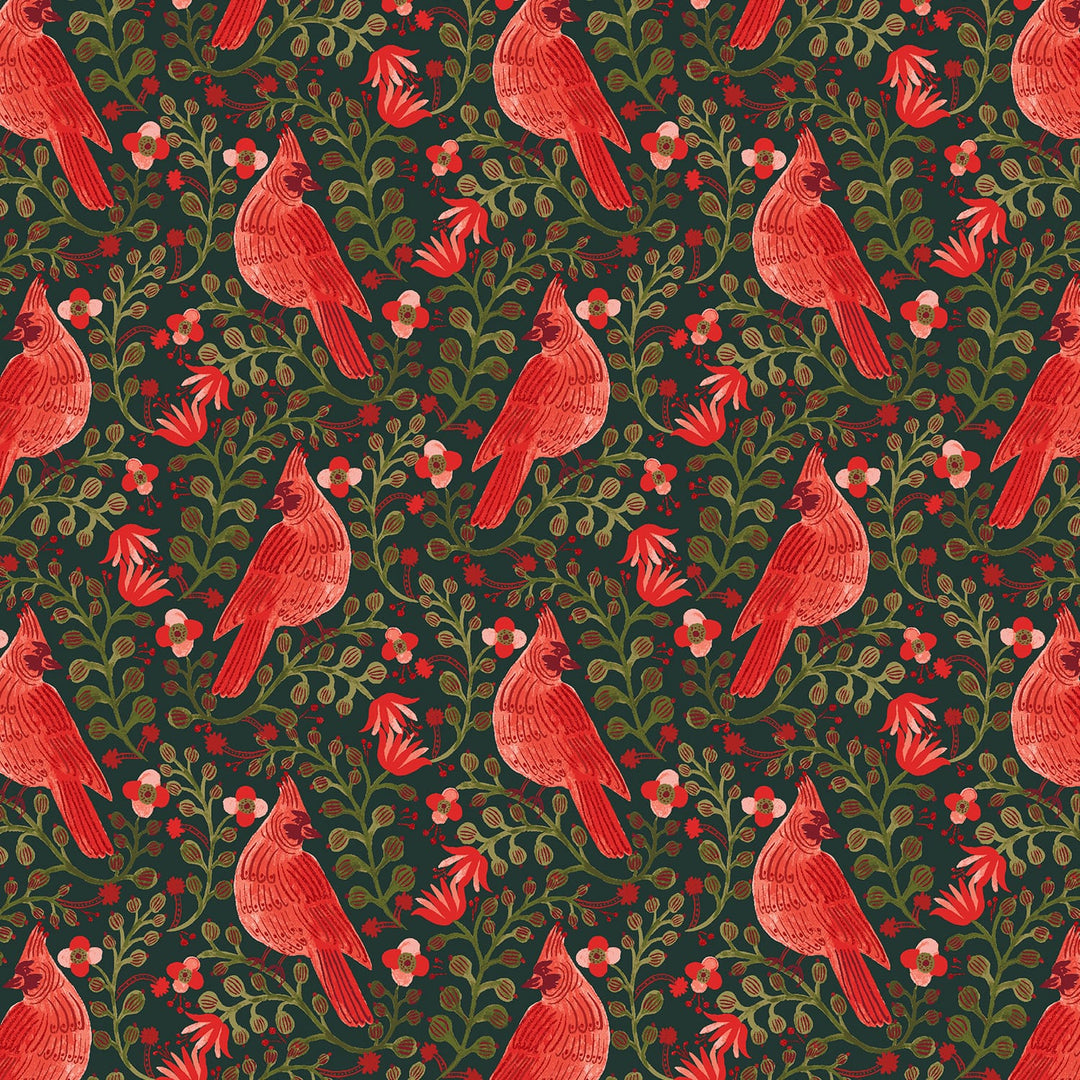 Default Cardinals in Evergreen MET - Holiday Classics - Rifle Paper Co.