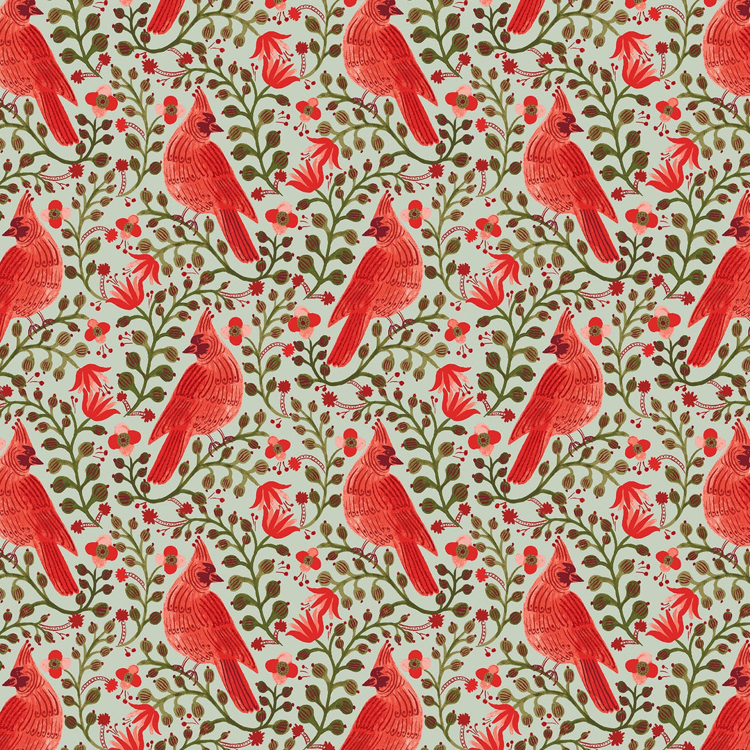 Default Cardinals in Mint MET - Holiday Classics - Rifle Paper Co.