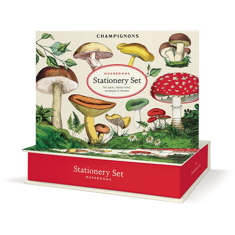 Default Cavallini & Co Stationery Set - Mushrooms