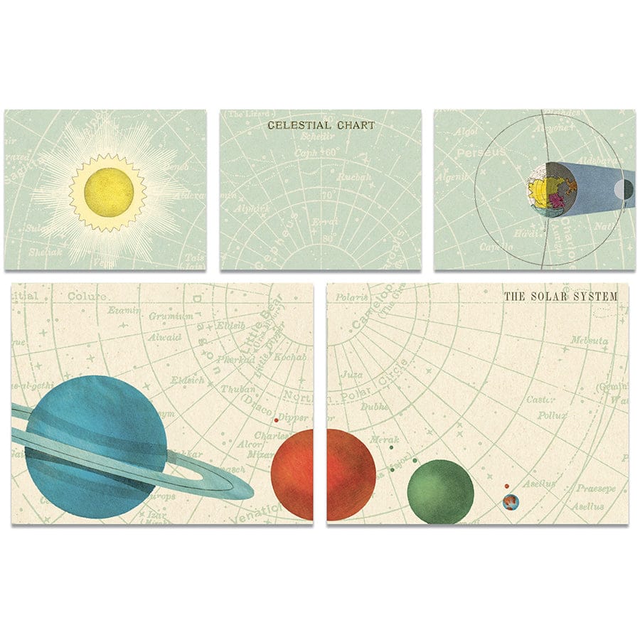 Default Cavallini & Co Sticky Notes in a Tin - Celestial