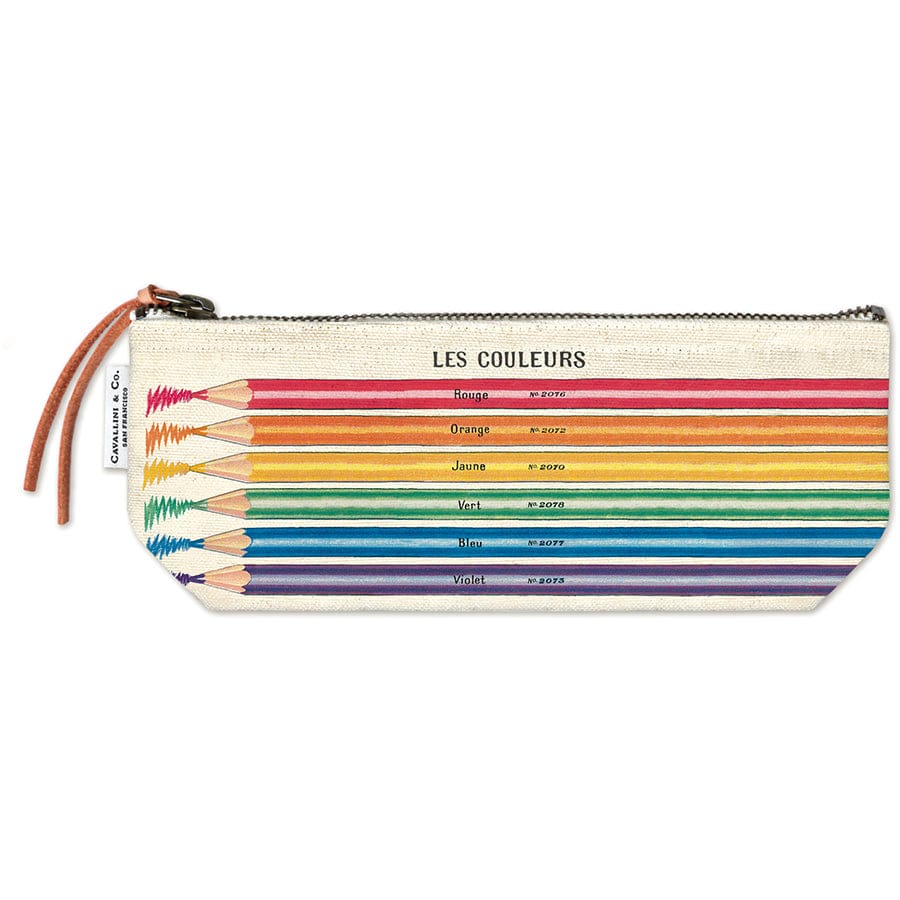 Default Cavallini Mini Pouch - Colored Pencils