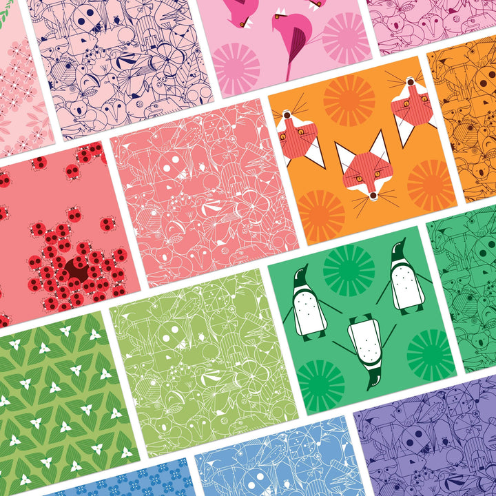 Charley Harper Animals - Origami Paper