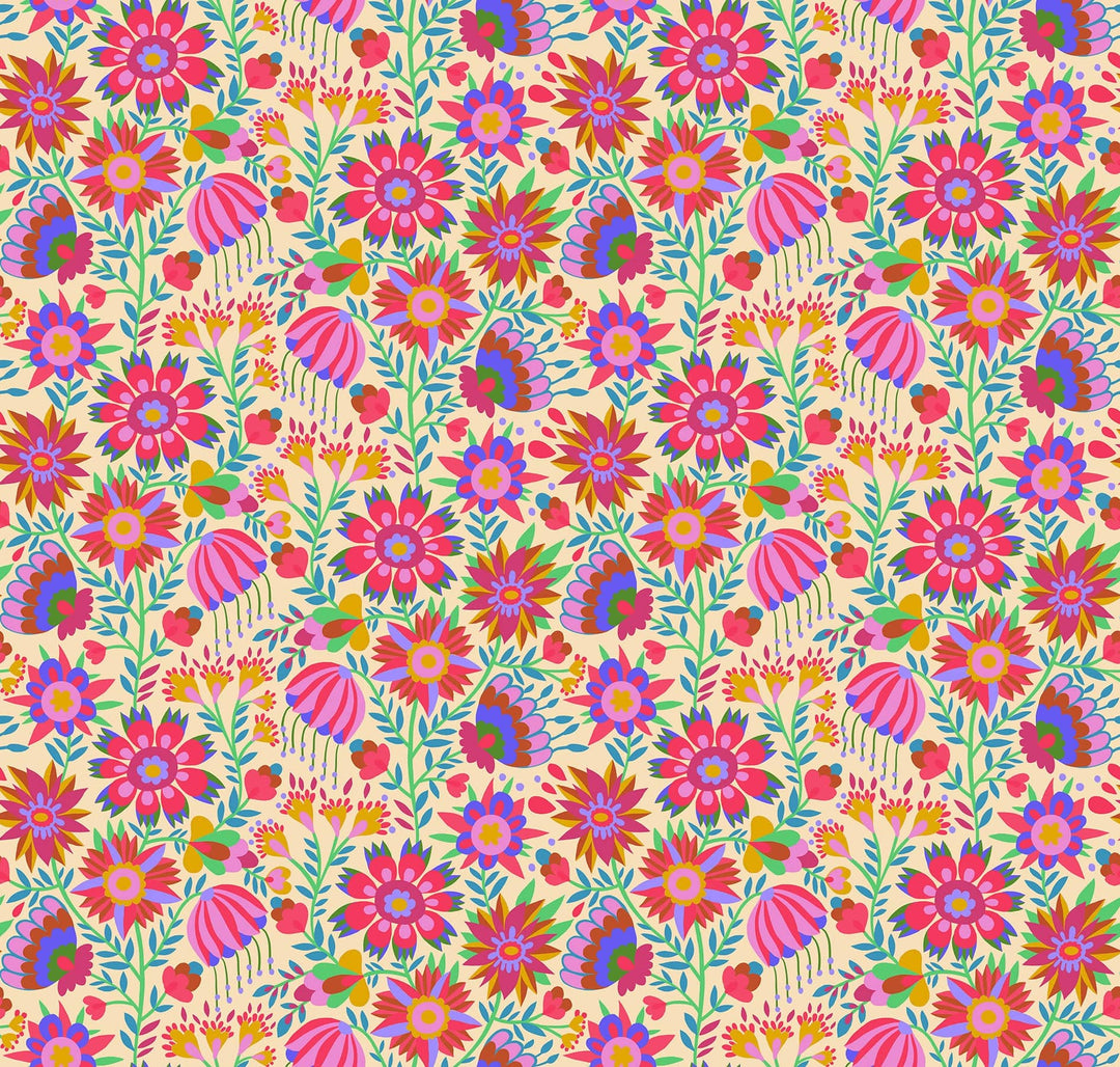 Default Charmed in Cream - Allegory - Anna Maria Textiles