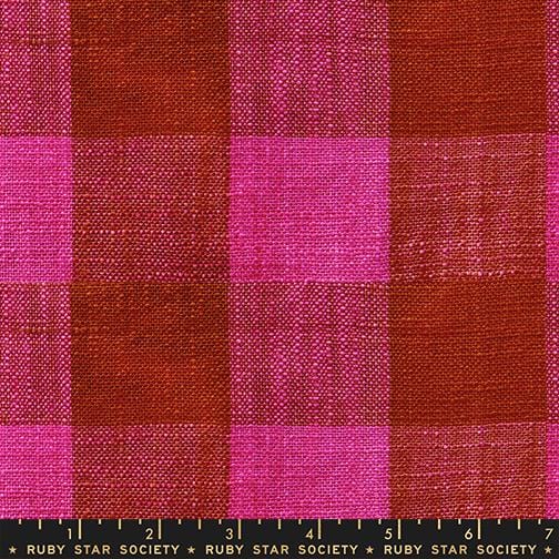 Default Checker in Hot Pink - Sunshine Toweling - RSS