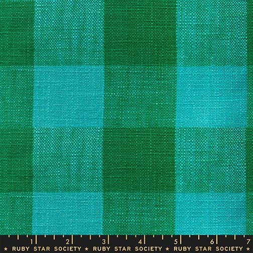 Default Checker in Turquoise - Sunshine Toweling - RSS