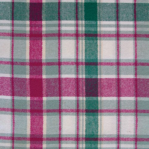 Default Chevron Plaid in Eucalyptus (Herringbone) - Highland Flannel - Art Gallery Fabrics