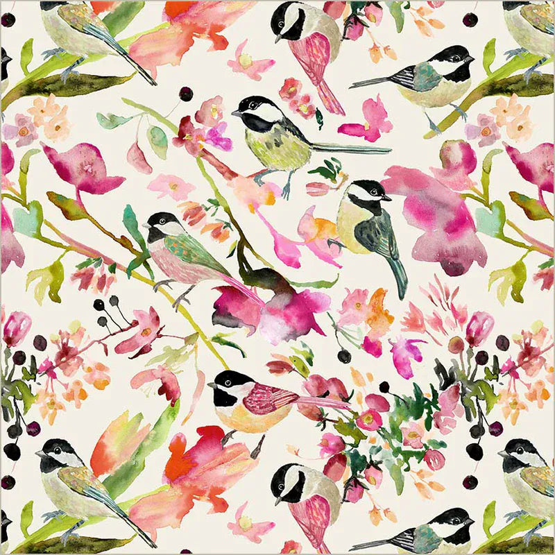 Default Chickadee on Parchment - CANVAS - Canvas & Co