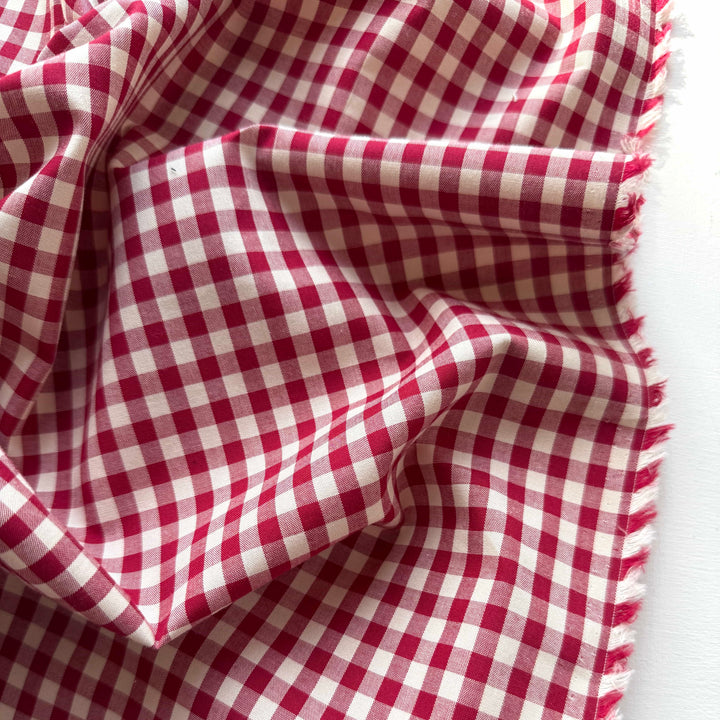 Default Claret - Classic Gingham Lawn