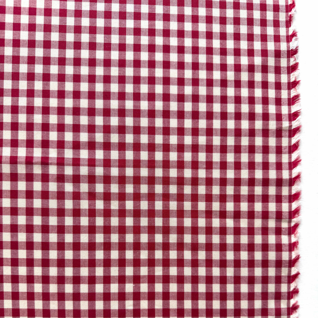 Default Claret - Classic Gingham Lawn