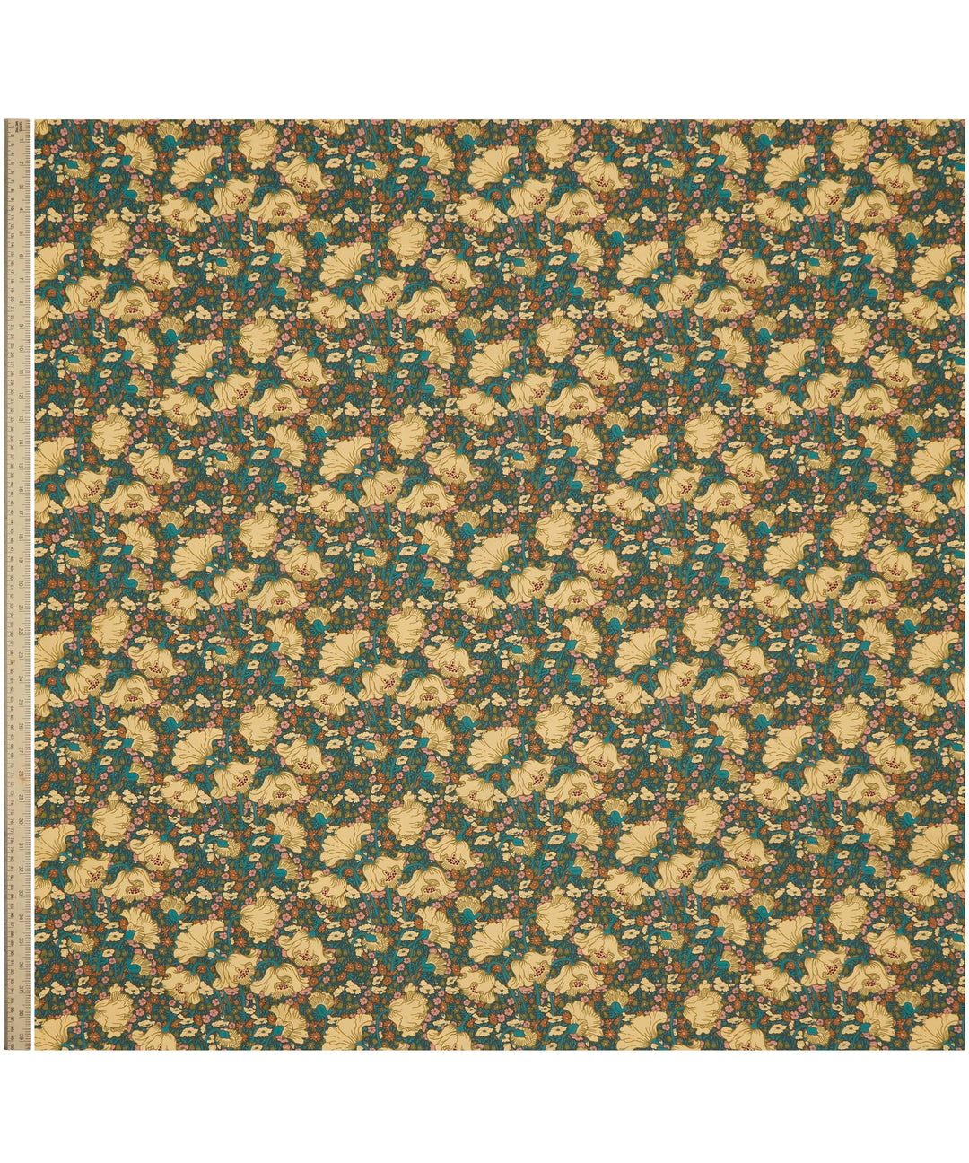 Default Clementina Daisy in Dark Green - Liberty Tana Lawn Yardage
