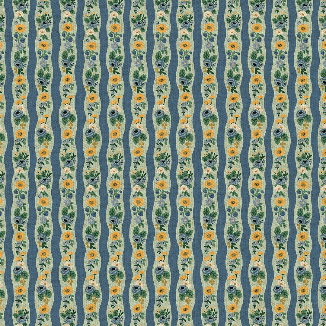 Default Climbing Roses in Mint CANVAS - Orchard - Rifle Paper Co.